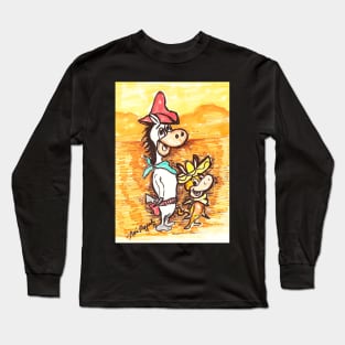 Quick Draw McGraw and Baba Looey Long Sleeve T-Shirt